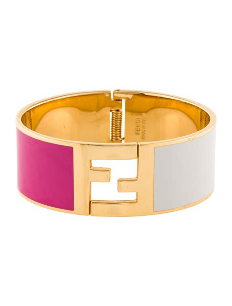 fendi enamel bracelet|designer fendi bracelets.